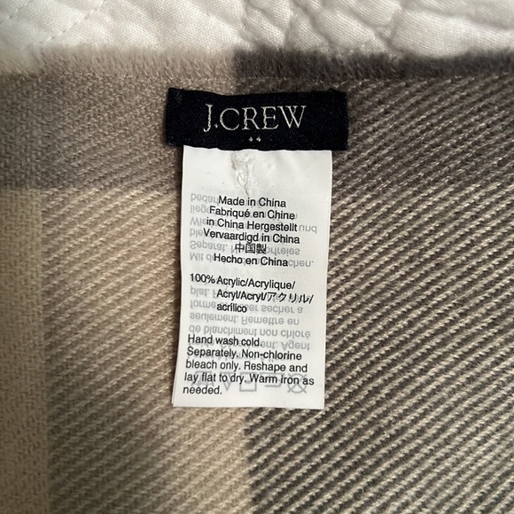 J. Crew Plaid Shawl / Cape - Picture 3 of 3